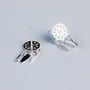 Sterling Silver Dreamcatcher Dangle Stud Earrings, thumbnail 4 of 5