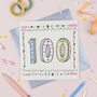 '100th' Birthday Card, thumbnail 1 of 2