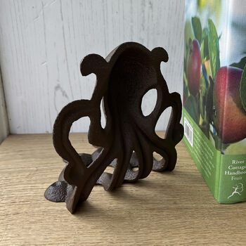 Cast Iron Octopus Decorative Bookends Set Of Two, 6 of 9