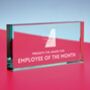 Personalised Corporate Block Glass Award, thumbnail 2 of 2