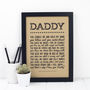 Why I Love You Daddy Poem Print, thumbnail 5 of 7