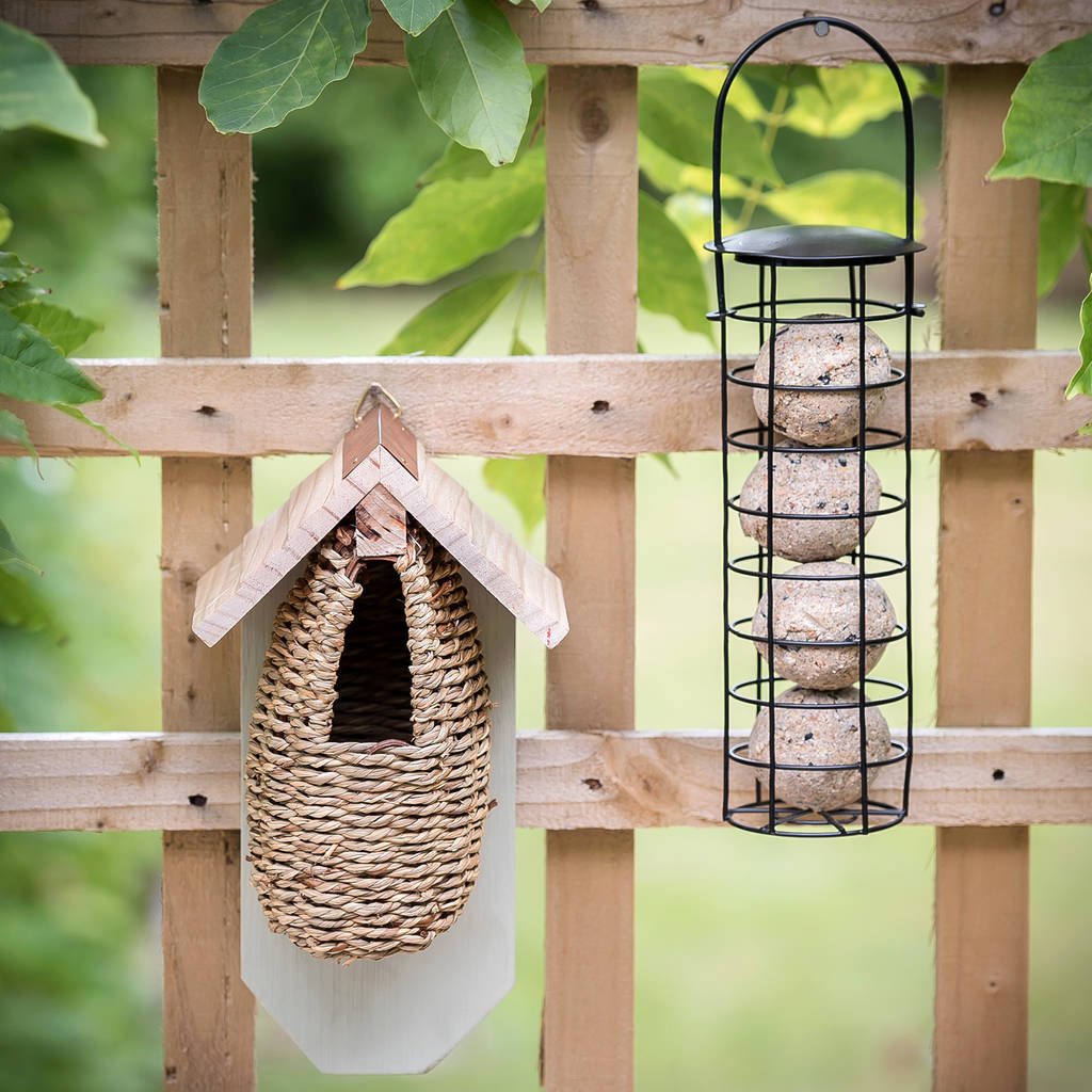 Bird Nesting Pouch And Fatball Feeder By Plant Theatre