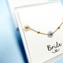 Something Blue Bridal Bracelet Gift, thumbnail 3 of 4