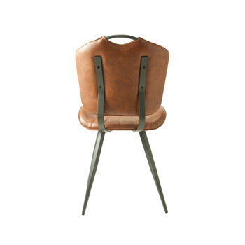 Austin Tan Brown Set Of Two Dining Chairs, 6 of 6
