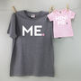 Me And Mini Me Father And Child T Shirts, thumbnail 4 of 7