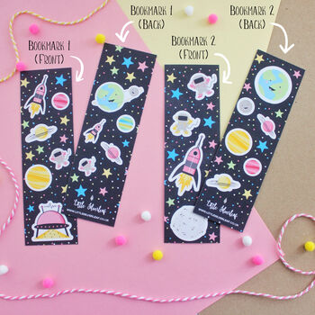 Spaced Out! Outer Space Bookmarks Set Of Two, 5 of 7