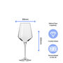 Personalised Best Dad Ever Infinity Wine Glass, thumbnail 3 of 4