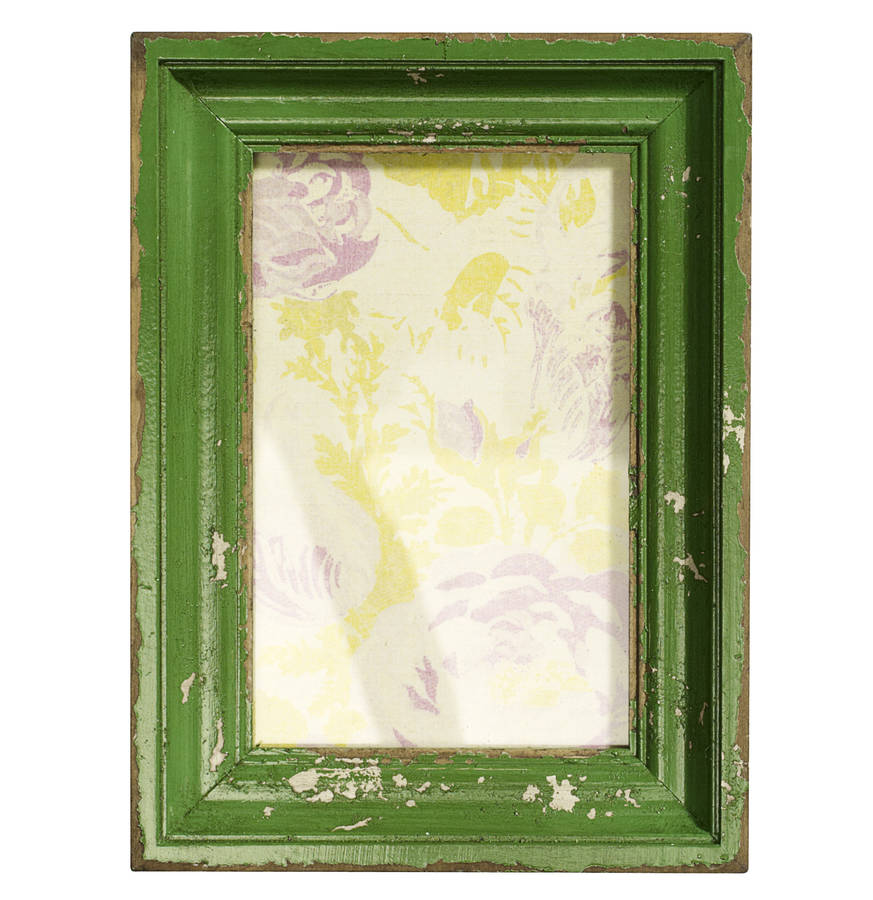 vintage style green picture frame by i love retro