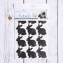 Set Of Chalkboard Bunny Labels, thumbnail 4 of 4