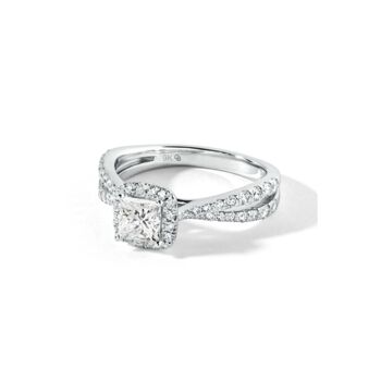 Marina White Gold Lab Grown Diamond Engagement Ring, 4 of 5