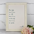 A4 Love Poem Print 'the Life That I Have' By A Touch Of Verse ...