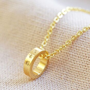 Personalised Gold Sterling Silver Bead Necklace, 9 of 11
