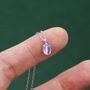 Moonstone Pendant Necklace In Sterling Silver, thumbnail 7 of 10