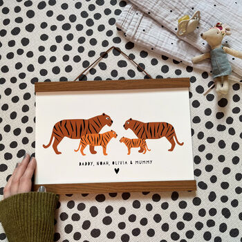 Personalised Animal Family A4 Print, 8 of 10