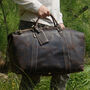 Classic Traveller Genuine Leather Holdall, thumbnail 4 of 8