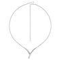 Wishbone Diamond Drop Necklace, thumbnail 2 of 6