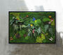 Moss Wall Art With Preserved Flowers, thumbnail 1 of 12