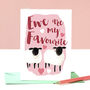 Ewe Are My Favourite, Sheep Valentine's Card, thumbnail 1 of 7