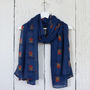 Red Nose Reindeer Christmas Scarf, thumbnail 5 of 7