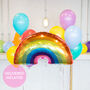 Rainbow Party Classic Helium Inflated Balloons, thumbnail 1 of 2