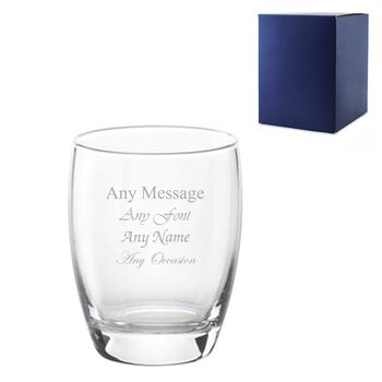 Personalised Engraved Curved Tumbler Gift Box, 3 of 4