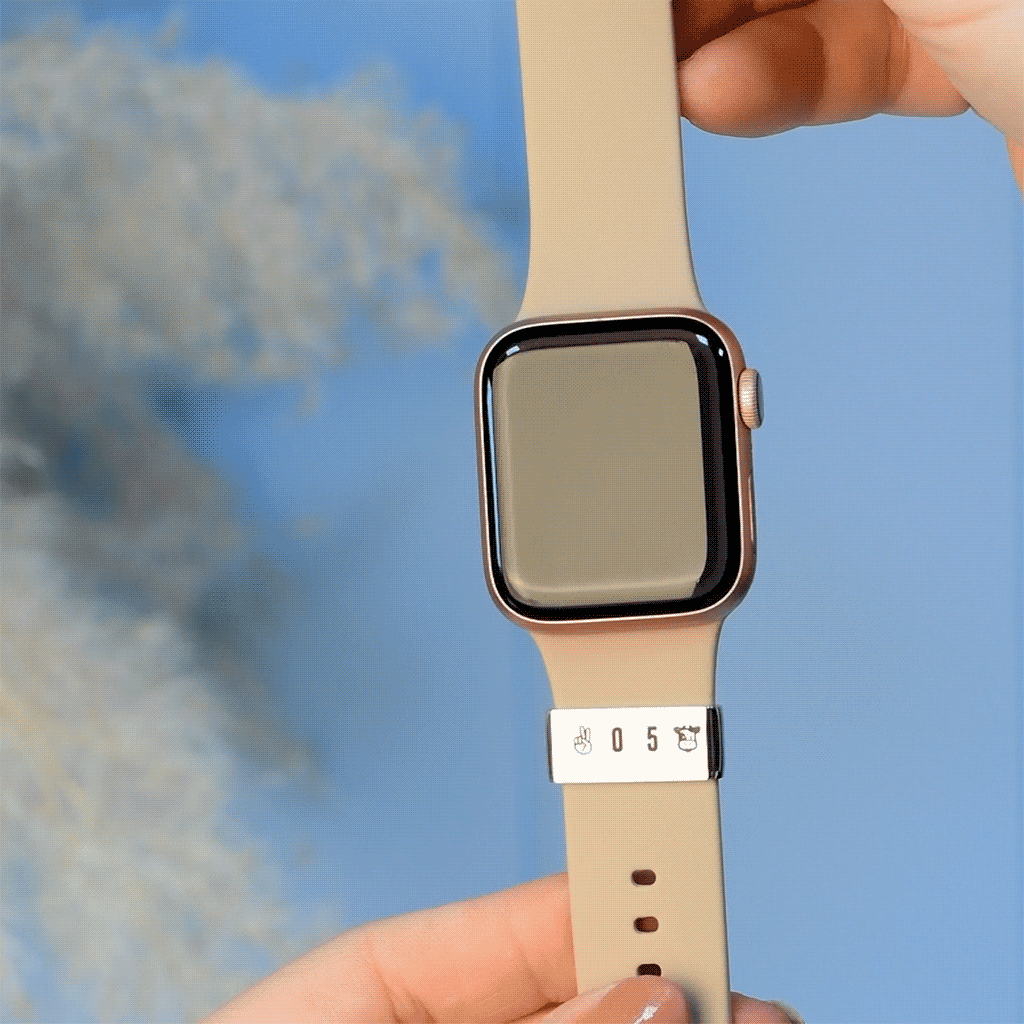 Personalised Design Your Own Emoji Apple Watch Charm, thumbnail 2 of 7