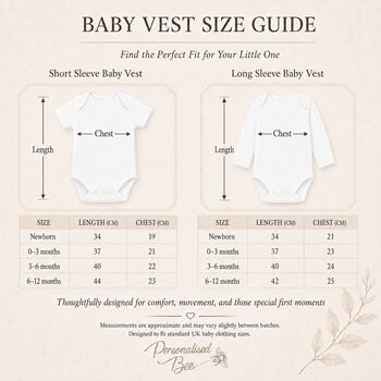 Personalised Baby Birth Announcement Outfit, 5 of 9
