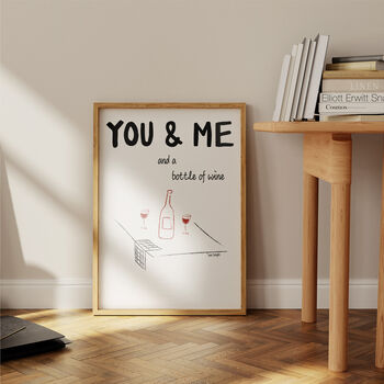You And Me Retro Music Giclée Art Print, 8 of 8