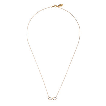 Gold Plated Infinity Necklace, 3 of 3