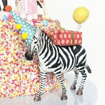 Personalised Party Animal Safari Cake Toppers, 4 of 6