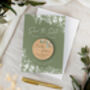 Save The Dates Magnet Sage Green Wedding Cards, thumbnail 5 of 10