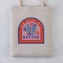 'The Book Was Better' Book Lover Tote Bag, thumbnail 2 of 5