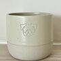 English Bulldog Engraved Ceramic Flat White Tumbler, thumbnail 2 of 8