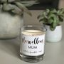 Personalised Marvellous Mum Rose Gold Candle, thumbnail 2 of 2