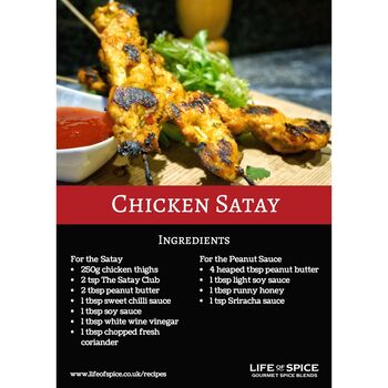 A Taste Of The East Spice Collection With Recipe Cards, 4 of 9