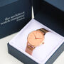 Ladies Architēct Coral Personalised Watch, thumbnail 5 of 5