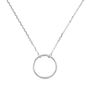 18 K Gold Or Silver Circle Necklace For Women, thumbnail 10 of 10
