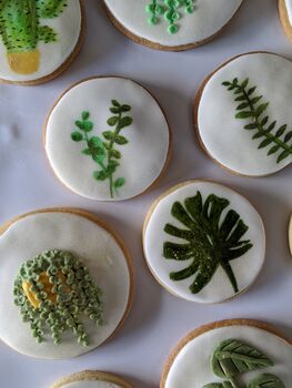 Personalised Hand Painted Botanical Biscuits, 4 of 7