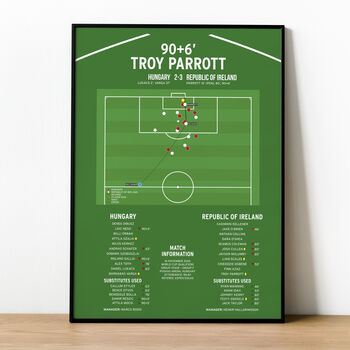 Troy Parrott Goal World Cup Qualifier 2025 Republic Of Ireland Print, 3 of 4