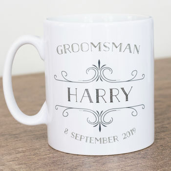 Groomsman Personalised Mug, 4 of 5