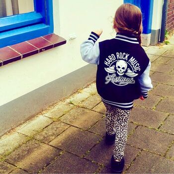 Hard Rock Music Kids Varsity Jacket, 8 of 10