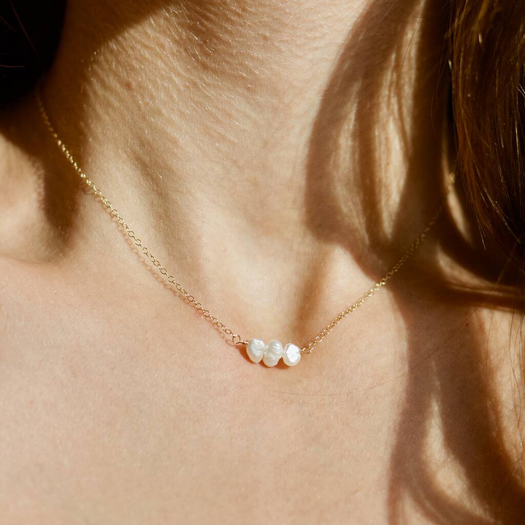 Customisable Pearl Drop Necklace, 1 of 7