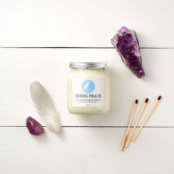 Inner Peace Vegan Soy Aromatherapy Candle, 2 of 8
