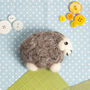 Herdwick Sheep Brooch Needle Felting Kit, thumbnail 4 of 8