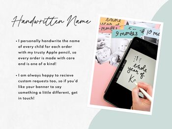 Baby's First Birthday Photo Bunting, 9 of 12