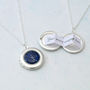 Personalised Zodiac Constellation Locket Necklace, thumbnail 2 of 7