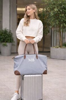 Personalised Large Nylon Weekender Bag, 3 of 3