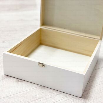 Luxury Wooden Keepsake Baby Box, 2 of 2