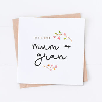 Mum And Gran Mother's Day Card, 10 of 10