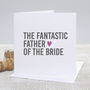 'Father Of The Bride' Bold Wedding Thank You Card, thumbnail 1 of 2